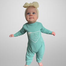 Load image into Gallery viewer, For the Love of the Game Baby Girl Fleece Onesie
