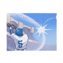 Load image into Gallery viewer, Home Run to the Moon 30x40" Children's Velveteen Plush Blanket