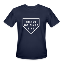 Load image into Gallery viewer, There's No Place Like Home Men’s Moisture Wicking Performance T-Shirt - navy
