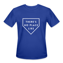 Load image into Gallery viewer, There's No Place Like Home Men’s Moisture Wicking Performance T-Shirt - royal blue