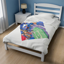 Load image into Gallery viewer, A Day at the Ballpark 30x40" Children's Velveteen Plush Blanket