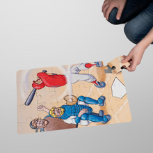Load image into Gallery viewer, Three Strikes, You're Out! Kids' Puzzle, 30-Piece