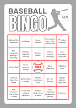 Load image into Gallery viewer, Free Printable Baseball Bingo Cards