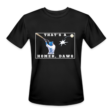 Load image into Gallery viewer, That's a Homer, Dawg! Men’s Moisture Wicking Performance T-Shirt - black