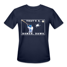 Load image into Gallery viewer, That's a Homer, Dawg! Men’s Moisture Wicking Performance T-Shirt - navy