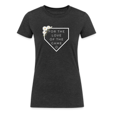 Load image into Gallery viewer, For the Love of the Game Women's Tri-Blend Organic T-Shirt - heather black