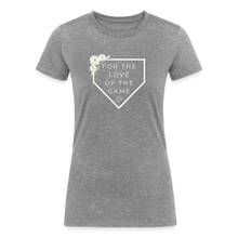 Load image into Gallery viewer, For the Love of the Game Women's Tri-Blend Organic T-Shirt - heather gray