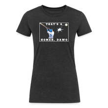 Load image into Gallery viewer, That's a Homer, Dawg! Women's Tri-Blend Organic T-Shirt - heather black