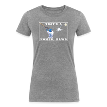 Load image into Gallery viewer, That's a Homer, Dawg! Women's Tri-Blend Organic T-Shirt - heather gray