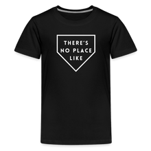 Load image into Gallery viewer, There's No Place Like Home Kids' Baseball Softball Premium T-Shirt - black