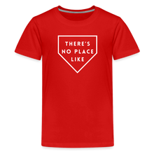 Load image into Gallery viewer, There's No Place Like Home Kids' Baseball Softball Premium T-Shirt - red