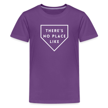 Load image into Gallery viewer, There's No Place Like Home Kids' Baseball Softball Premium T-Shirt - purple