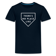 Load image into Gallery viewer, There's No Place Like Home Kids' Baseball Softball Premium T-Shirt - deep navy
