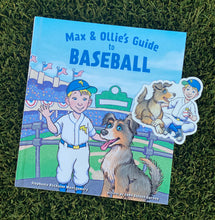 Load image into Gallery viewer, Max & Ollie's Guide to Baseball (Hardcover) - a Children's Picture Book about Baseball