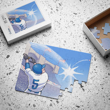 Load image into Gallery viewer, That Ball is Gone! Home Run Baseball-Themed 30-Piece Puzzle for Kids
