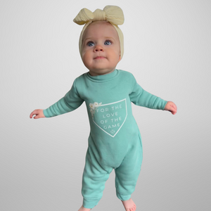 For the Love of the Game Baby Girl Fleece Onesie