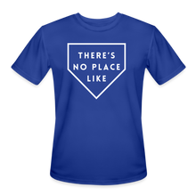 Load image into Gallery viewer, There&#39;s No Place Like Home (Plate) Men’s Moisture Wicking Performance T-Shirt - royal blue
