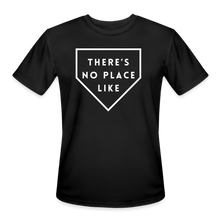 Load image into Gallery viewer, There&#39;s No Place Like Home (Plate) Men’s Moisture Wicking Performance T-Shirt - black
