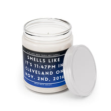 Load image into Gallery viewer, &quot;Smells Like It&#39;s 11:47pm in Cleveland on Nov. 2, 2016&quot; Non-Toxic Scented Candle
