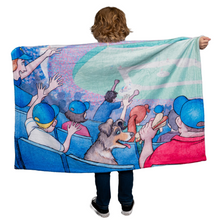 Load image into Gallery viewer, A Day at the Ballpark 30x40&quot; Children&#39;s Velveteen Plush Blanket
