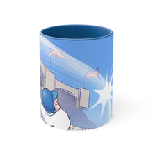 Load image into Gallery viewer, That Ball is GONE! Home Run To the Moon Blue Accent Coffee Mug, 11oz
