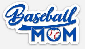 Baseball Mom Vinyl Sticker