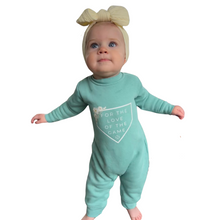 Load image into Gallery viewer, For the Love of the Game Baby Girl Fleece Onesie
