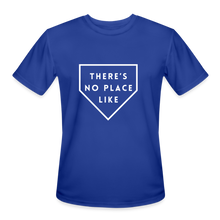 Load image into Gallery viewer, There&#39;s No Place Like Home Men’s Moisture Wicking Performance T-Shirt - royal blue
