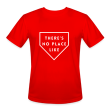 Load image into Gallery viewer, There&#39;s No Place Like Home Men’s Moisture Wicking Performance T-Shirt - red
