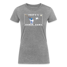 Load image into Gallery viewer, That&#39;s a Homer, Dawg! Women&#39;s Tri-Blend Organic T-Shirt - heather gray
