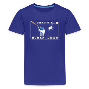 That's a Homer, Dawg! Kids' Premium T-Shirt - royal blue