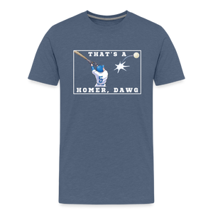 That's a Homer, Dawg! Kids' Premium T-Shirt - heather blue