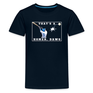 That's a Homer, Dawg! Kids' Premium T-Shirt - deep navy