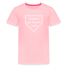 Load image into Gallery viewer, There&#39;s No Place Like Home Kids&#39; Baseball Softball Premium T-Shirt - pink
