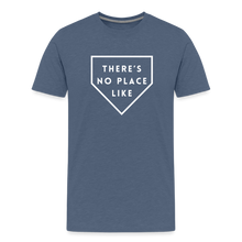Load image into Gallery viewer, There&#39;s No Place Like Home Kids&#39; Baseball Softball Premium T-Shirt - heather blue

