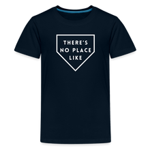 Load image into Gallery viewer, There&#39;s No Place Like Home Kids&#39; Baseball Softball Premium T-Shirt - deep navy
